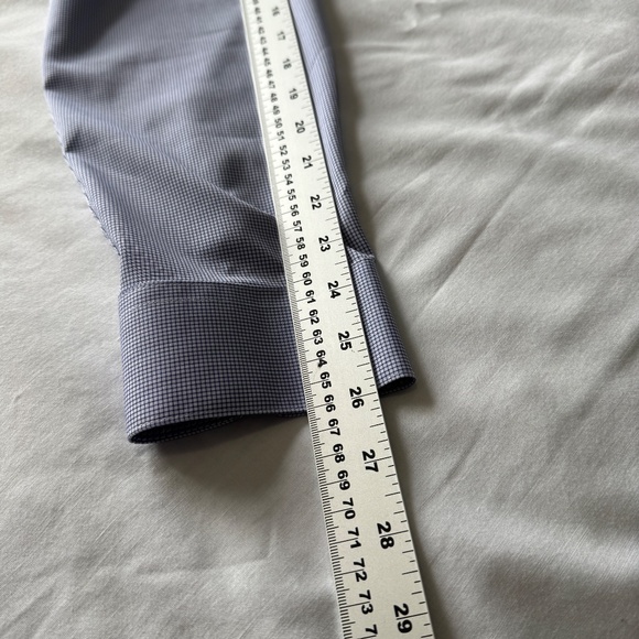 Tom Baine Performance Men's Lightweight Casual Dress Shirt Purple Graph Size XXL - Picture 11 of 15